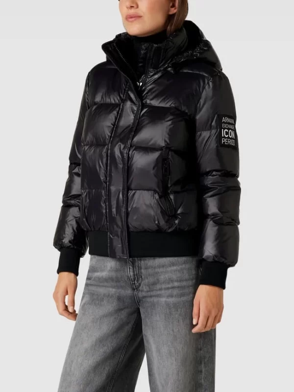 ARMANI EXCHANGE Daunenjacke Mit Label-Patch – Schwarz 5