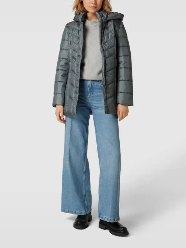 Betty Barclay Steppjacke Mit Taillengürtel Modell ‘BESTPREIS’ – Rauchblau 1