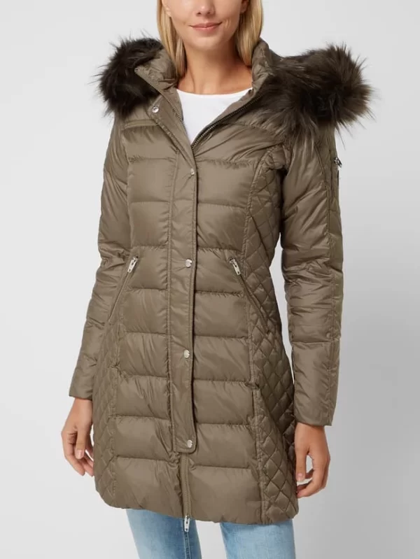 ROCKANDBLUE Daunenjacke Mit Webpelz Modell ‘Beam’ – Taupe 5