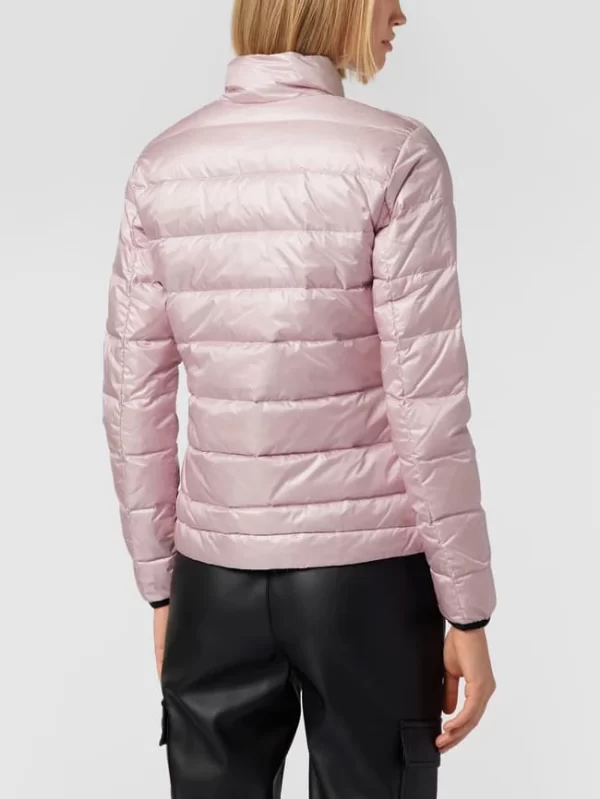 Blauer Usa Daunenjacke Mit Brand-Detail – Flieder 6