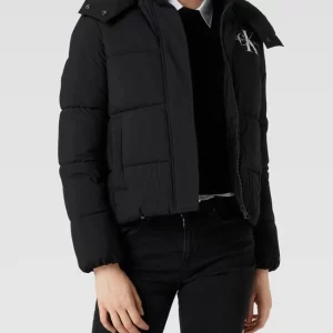 Calvin Klein Jeans Steppjacke Mit Abnehmbarer Kapuze – Schwarz 13