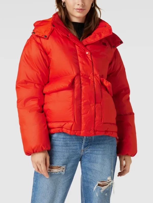 Levi’s® Daunenjacke Mit Label-Stitching Modell ‘LUNA’ – Rot 5