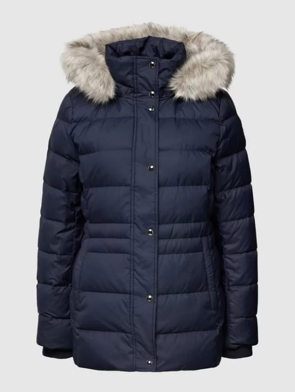 Tommy Hilfiger Daunenjacke Mit Label-Detail Modell ‘TYRA’ – Marineblau 3