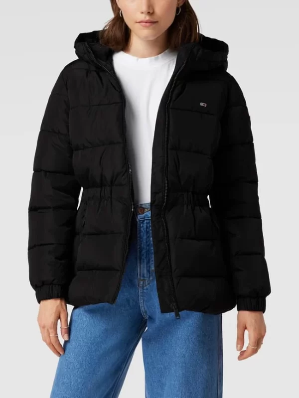 Tommy Jeans Steppjacke Mit Kapuze – Schwarz 5