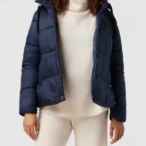 Mamalicious Umstands-Steppjacke Mit Kapuze – Marineblau 13