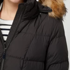 Comma Daunenjacke Mit Abnehmbarer Kapuze – Schwarz 11