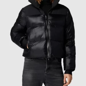 No.1 Como Steppjacke Mit Label-Print Modell ‘KATIE’ – Schwarz 13