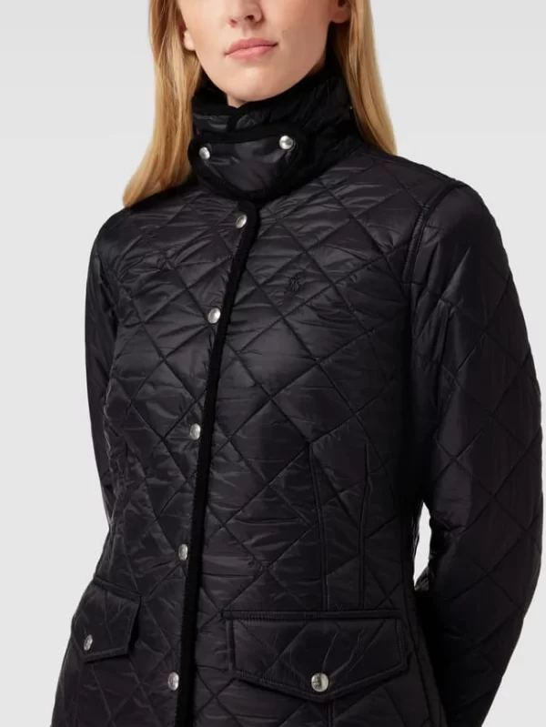 Polo Ralph Lauren Steppjacke Mit Logo-Stitching – Schwarz 4
