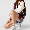 Tommy Jeans College-Jacke Mit Logo-Stitching Modell ‘LETTERMAN’ – Bordeaux Rot 4