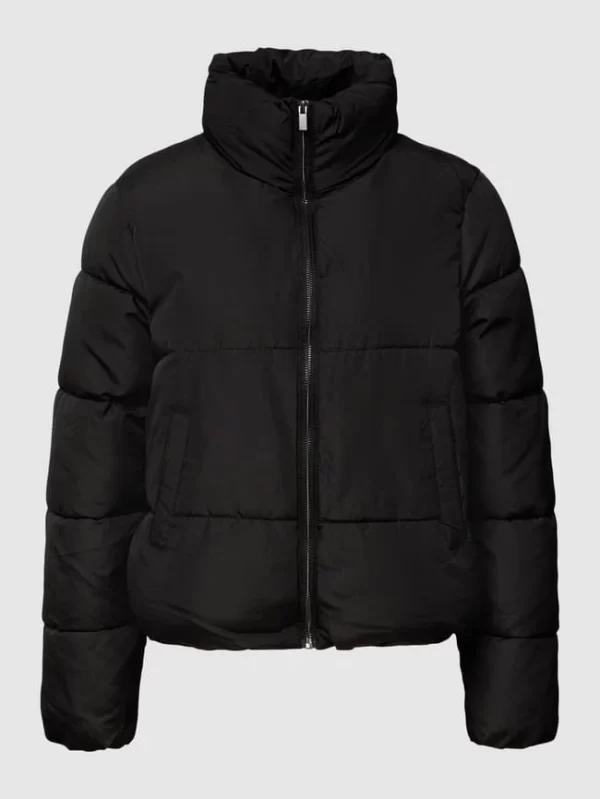 Vila Steppjacke Mit Stehkragen – Schwarz 3