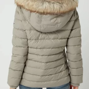 Tommy Jeans Daunenjacke Mit Webpelz – Beige 15