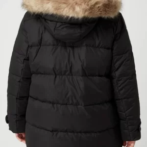 Lauren Ralph Lauren PLUS SIZE Daunenjacke Mit Webpelz – Schwarz 18