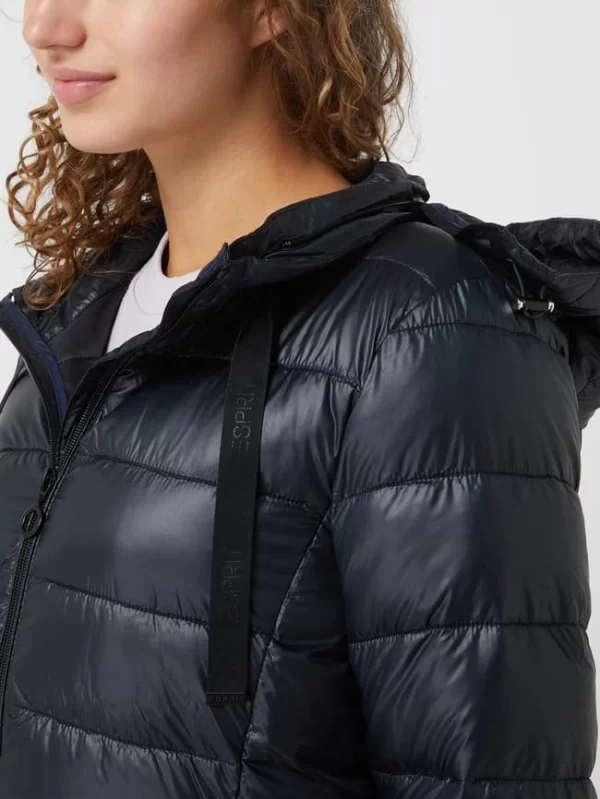 Esprit Steppjacke Mit Abnehmbarer Kapuze – Schwarz 7