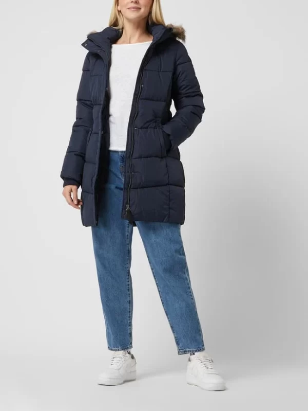 Icepeak Steppjacke Mit Abnehmbarer Kapuze – Dunkelblau 1