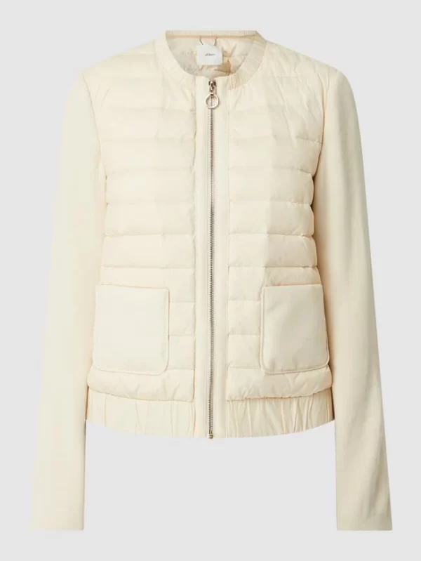 S.Oliver BLACK LABEL Daunenjacke Mit Stehkragen – Sand 3