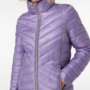 Christian Berg Woman Selection Steppjacke Mit Stehkragen Und Reißverschlusstasche – Lavendel 11
