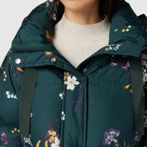 Marc O’Polo Daunenjacke Mit Floralem Muster – Dunkelgrün 11