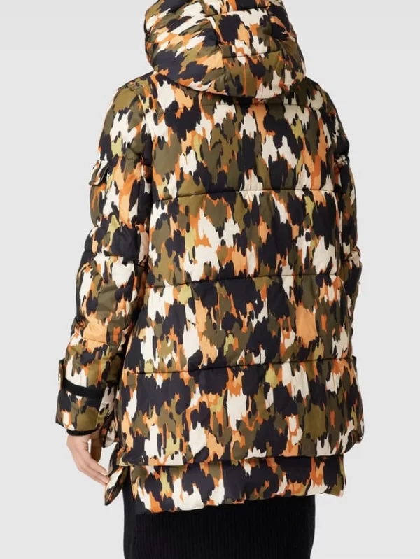 S.Oliver RED LABEL Steppjacke Mit Allover-Muster – Khaki 6