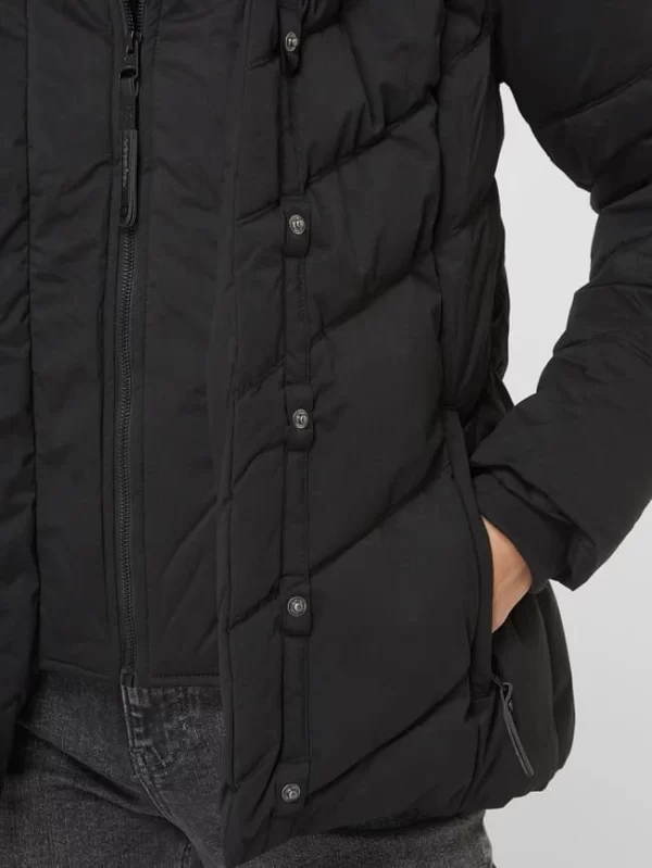 Ragwear Steppjacke Mit Kapuze Modell ‘Natesa’ – Wasserdicht – Schwarz 4