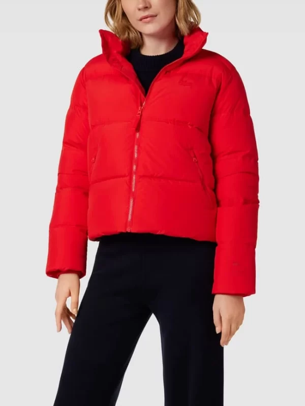 Lacoste Daunenjacke Mit Label-Detail – Rot 5