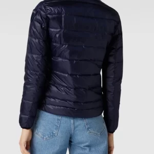 Blauer Usa Daunenjacke Mit Brand-Detail – Marineblau 15