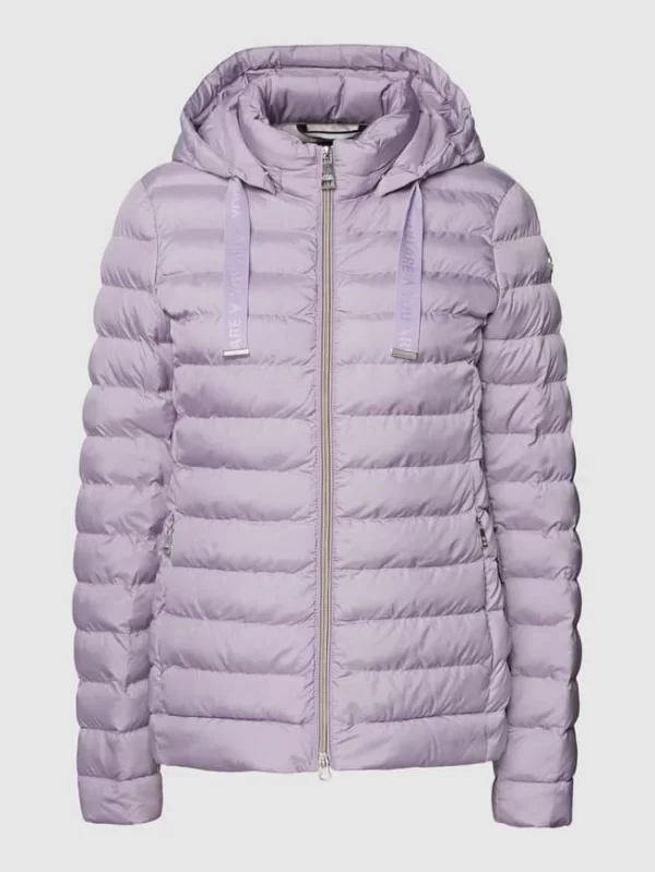 Fuchs Schmitt Steppjacke Mit Label-Detail – Flieder 3