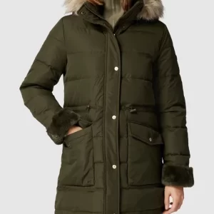 Lauren Ralph Lauren Daunenjacke Mit Label-Details – Olivgrün 13