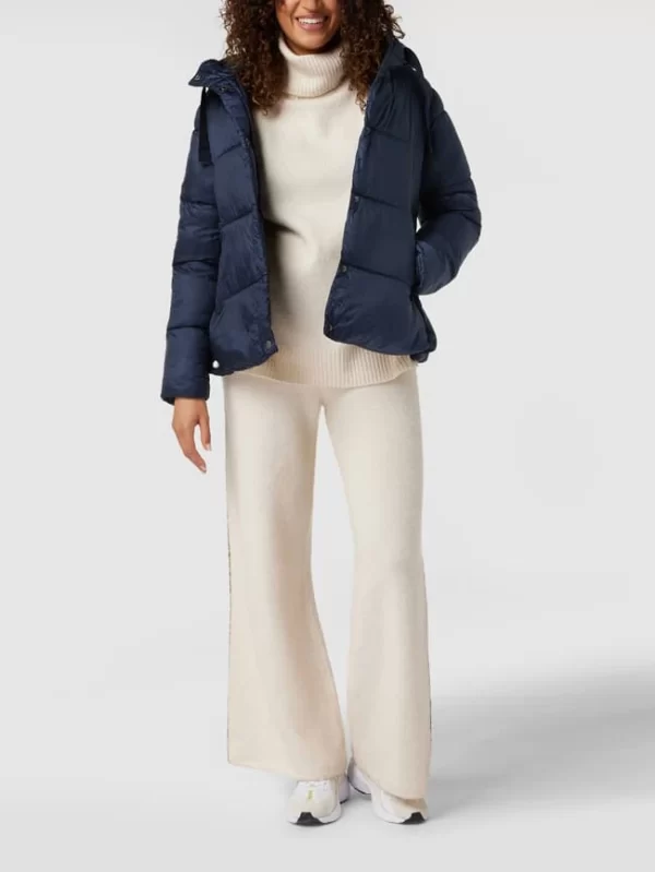Mamalicious Umstands-Steppjacke Mit Kapuze – Marineblau 1