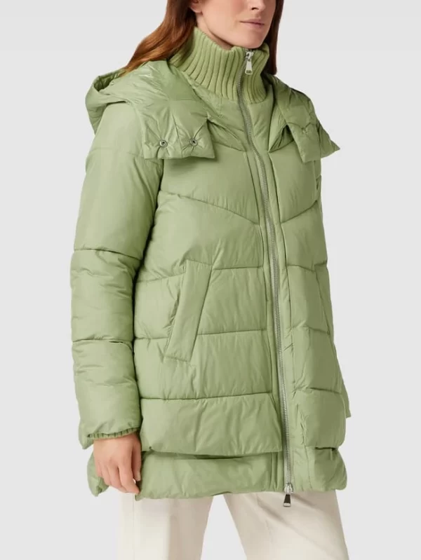 S.Oliver RED LABEL Steppjacke Mit Kapuze – Hellgrün 5