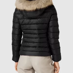 Tommy Jeans Steppjacke Mit Brand-Stitching Modell ‘BASIC HOODED DOWN JACKET’ – Schwarz 15