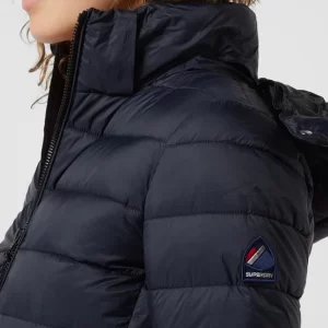 Superdry Steppjacke Mit Abnehmbarer Kapuze – Marineblau 11