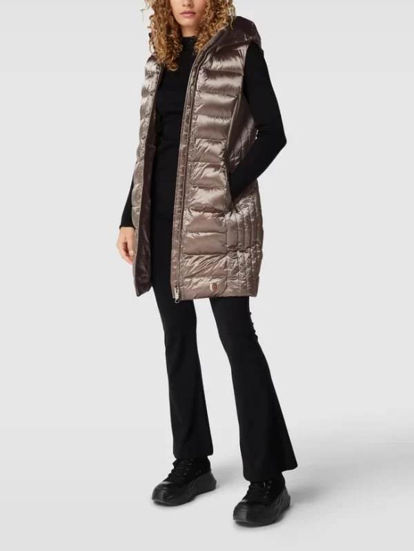 Wellensteyn Steppweste Mit Zweiwege-Reißverschluss Modell ‘HIGHCLASS’ – Beige 1