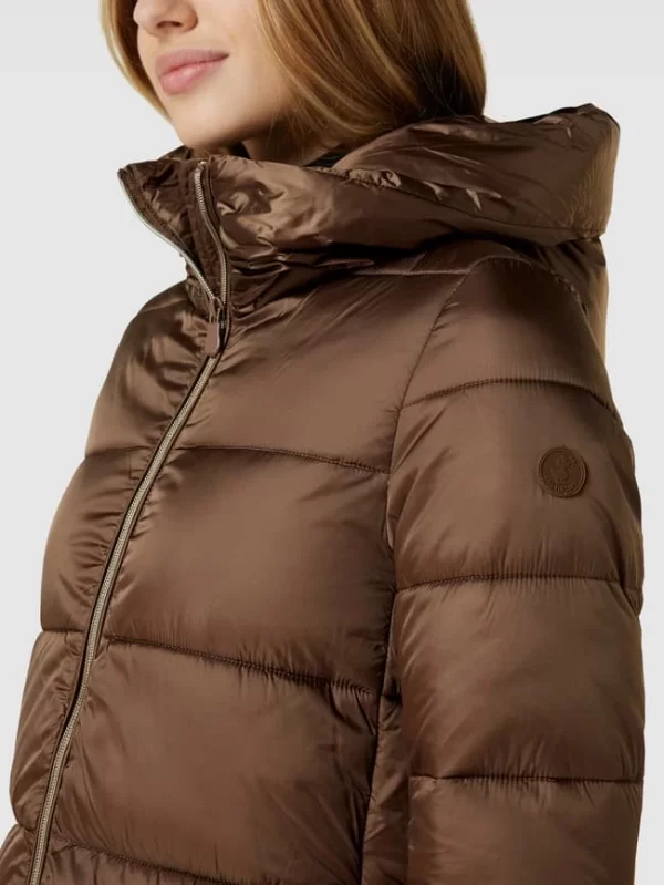 SAVE THE DUCK Jacke Mit Label-Patch Modell ‘Lysa’ – Dunkelbraun 4