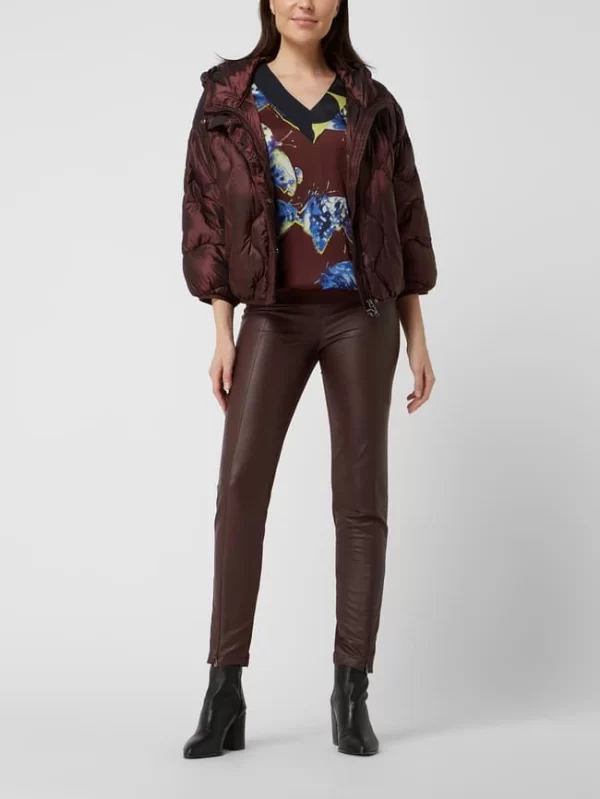 Sportalm Daunenjacke Mit Kapuze – Bordeaux Rot 1