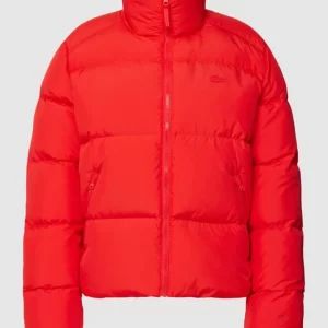 Lacoste Daunenjacke Mit Label-Detail – Rot 9