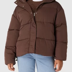 REVIEW Steppjacke Mit Kapuze – Schlamm 13