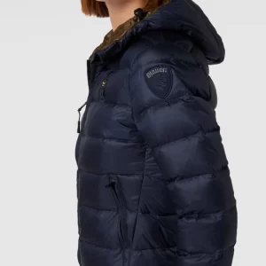 Blauer Usa Daunenjacke Mit Kapuze – Dunkelblau 11