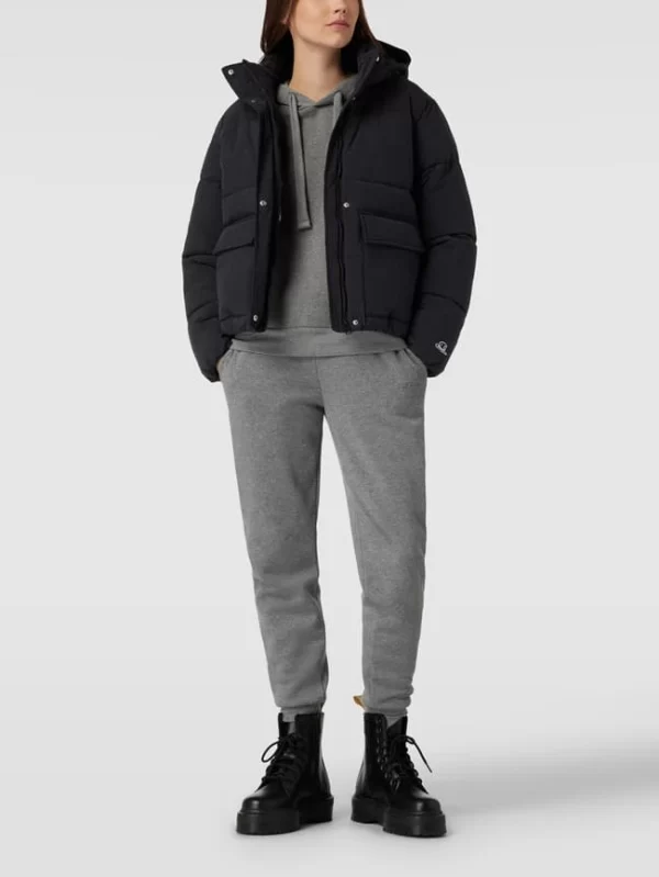 CHAMPION Steppjacke Mit Kapuze – Schwarz 1