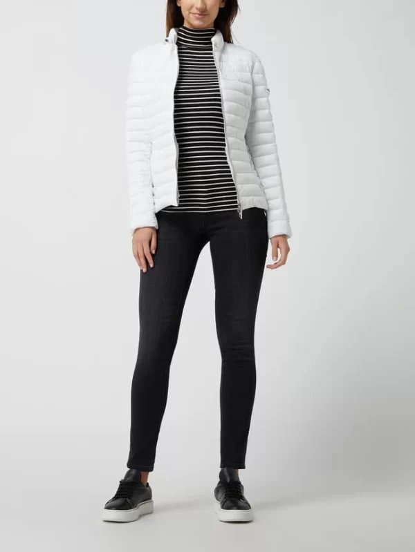 Frieda & Freddies Steppjacke Mit Reißverschlusstaschen – Offwhite 1