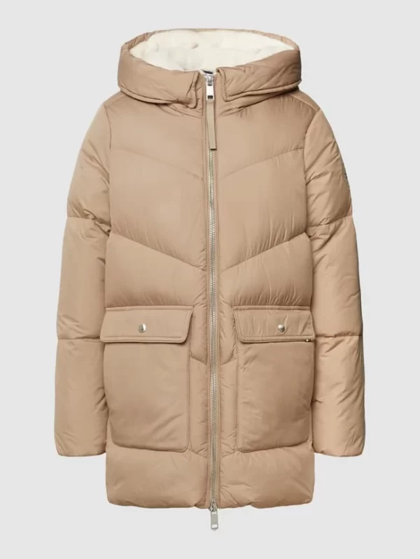 Tommy Hilfiger Steppjacke Mit Label-Stitching Modell ‘SORONA’ – Beige 3