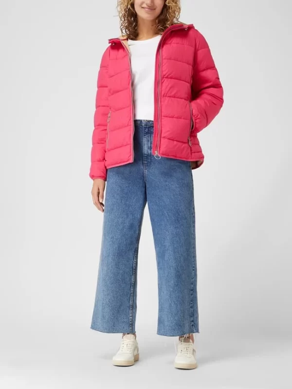 Edc By Esprit Steppjacke Mit Kapuze – Pink 1