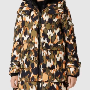 S.Oliver RED LABEL Steppjacke Mit Allover-Muster – Khaki 13