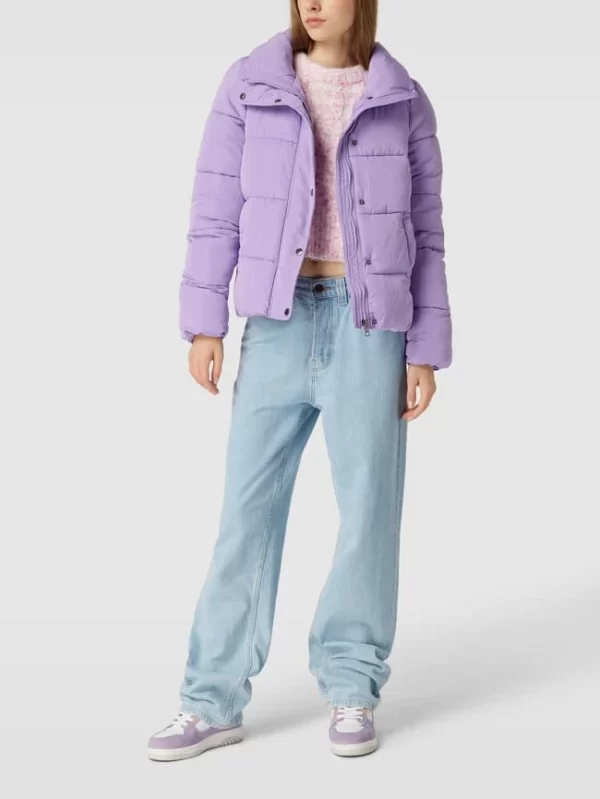 Only Steppjacke Mit Stehkragen Modell ‘COOL’ – Violett 1
