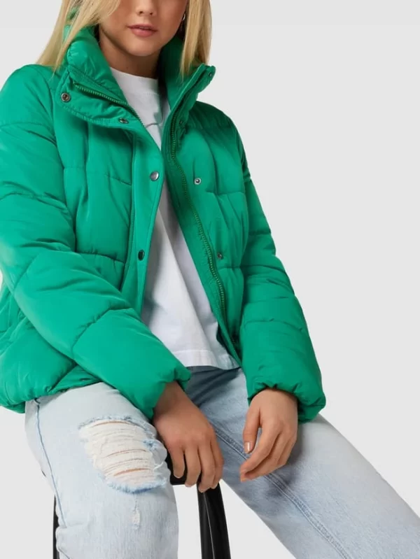 Only Steppjacke Mit Stehkragen Modell ‘COOL’ – Gras Grün 4