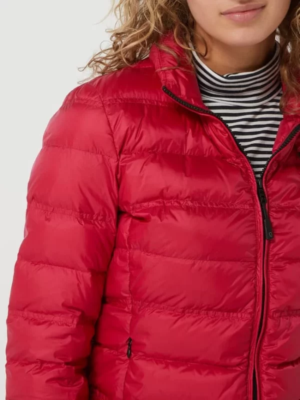 Blauer Usa Daunenjacke Mit Stehkragen – Pink 4