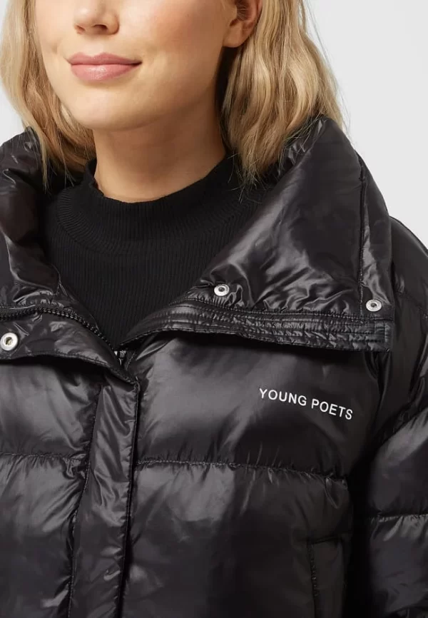 YOUNG POETS SOCIETY Daunenjacke Mit überschnittenen Schultern Modell ‘Mayla’ – Schwarz 4