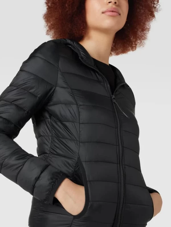 REVIEW Steppjacke Mit Seitlichen Eingrifftaschen – Schwarz 4