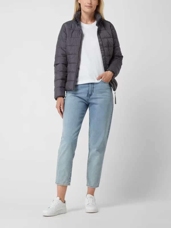 Tom Tailor Steppjacke Mit Stehkragen – Anthrazit 1