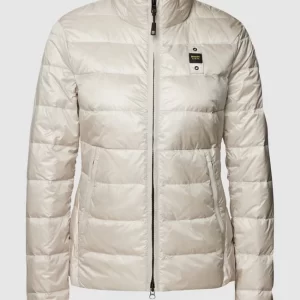 Blauer Usa Daunenjacke Mit Brand-Detail – Kitt 9