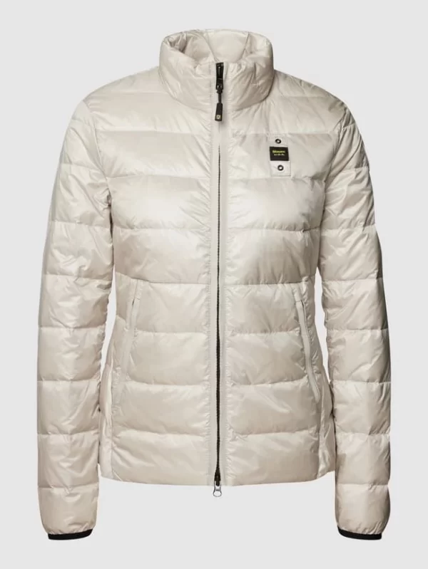 Blauer Usa Daunenjacke Mit Brand-Detail – Kitt 3